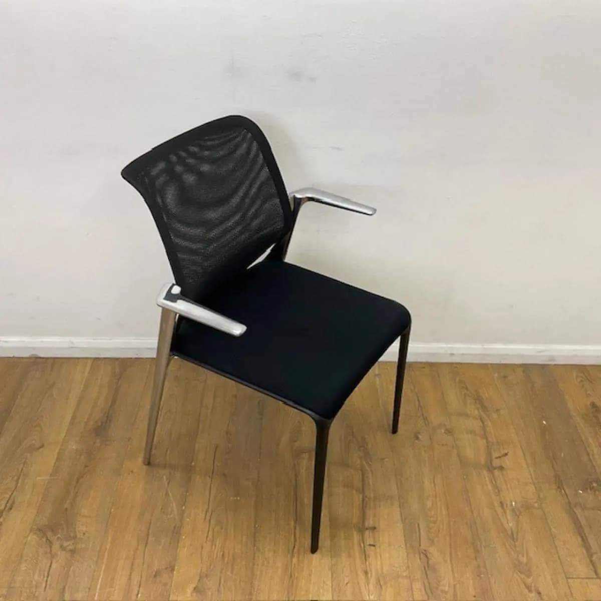 Vitra Black Mesh Meeting Chair