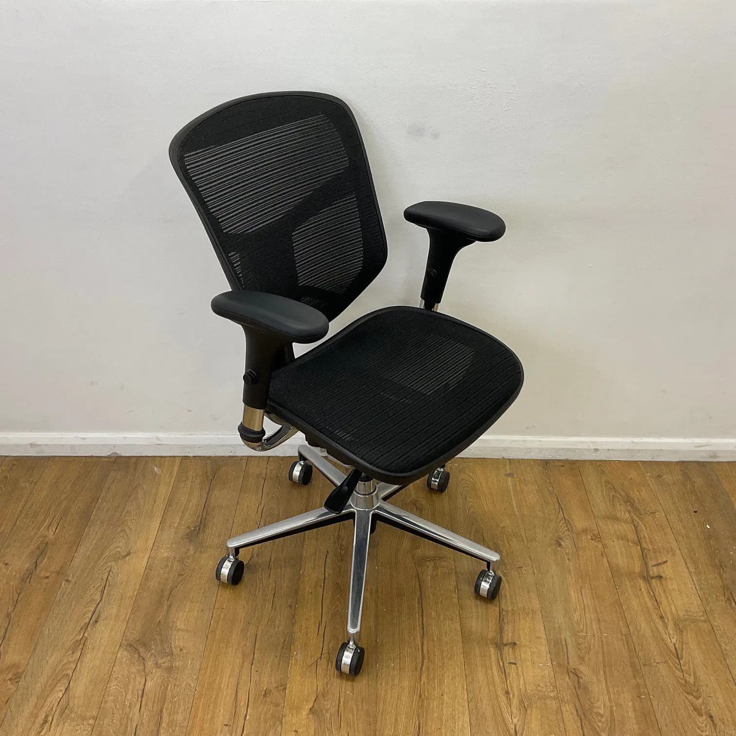 Black Mesh Operator Chair