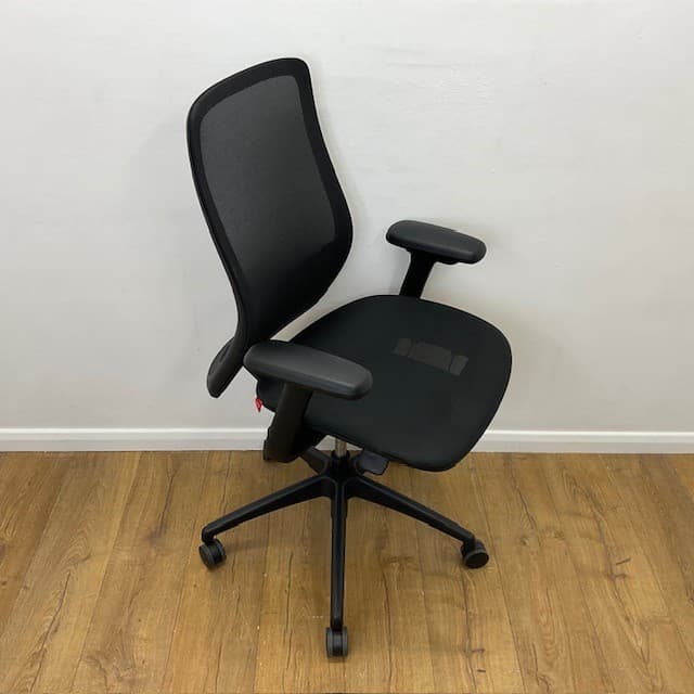 Black NV Full Mesh Operator Chair