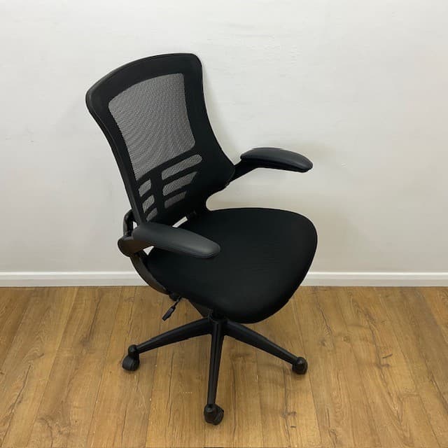 Black Mesh Operator Chair