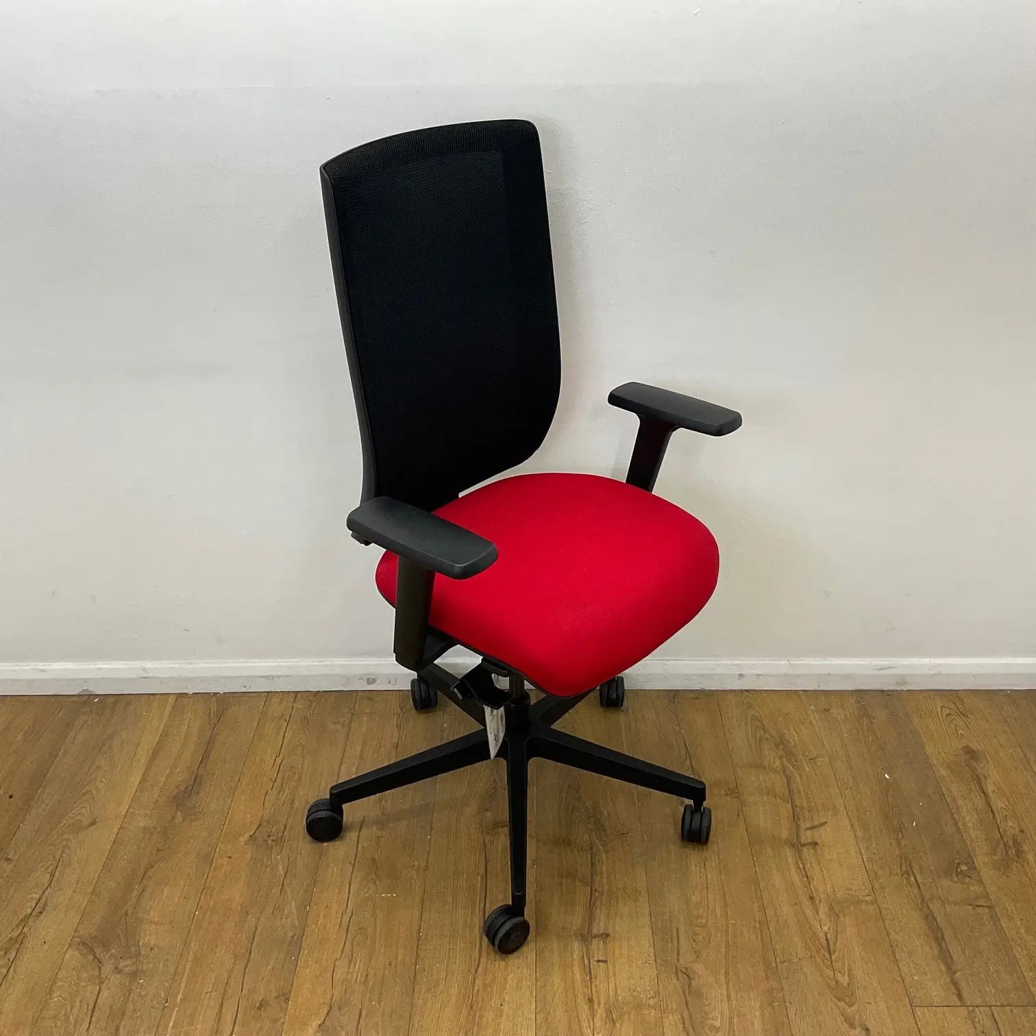 Red Mesh Operator Chair