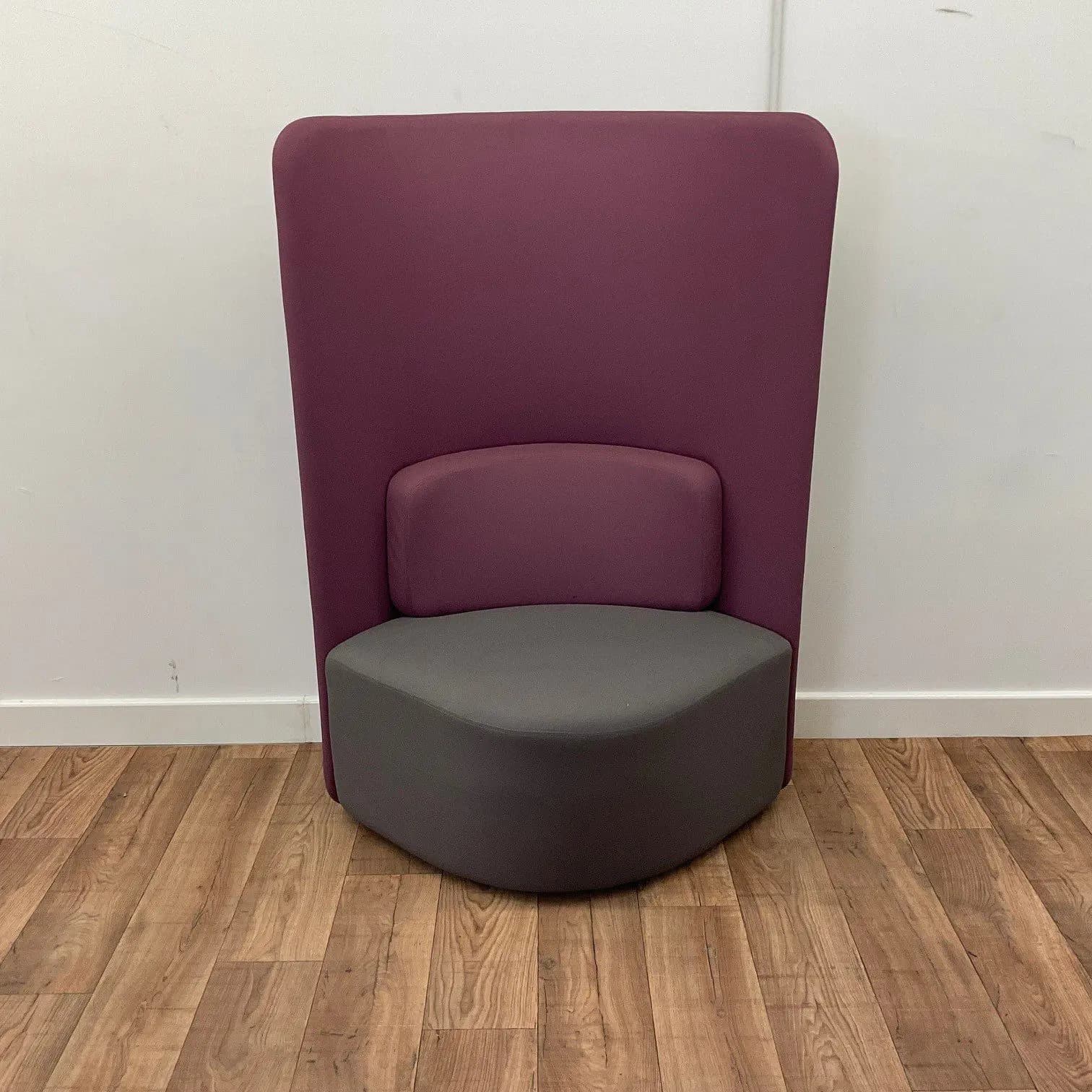 Boss Shuffle Purple & Grey High Back Modular Seating