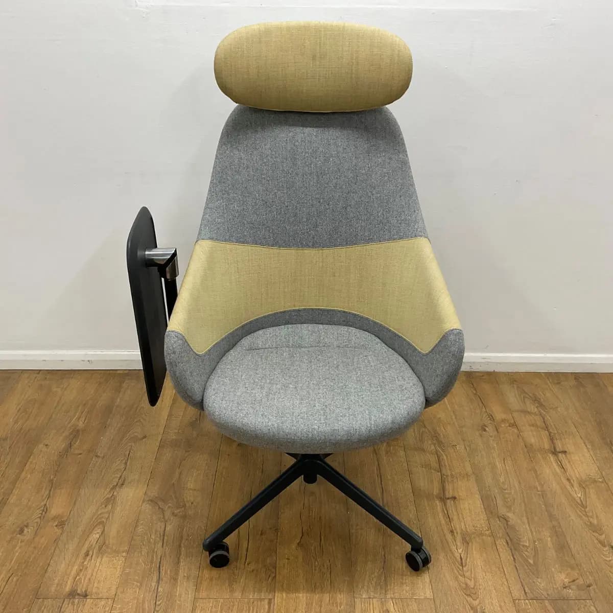 Senator Ad-Lib Work Lounge Yellow & Grey Chair