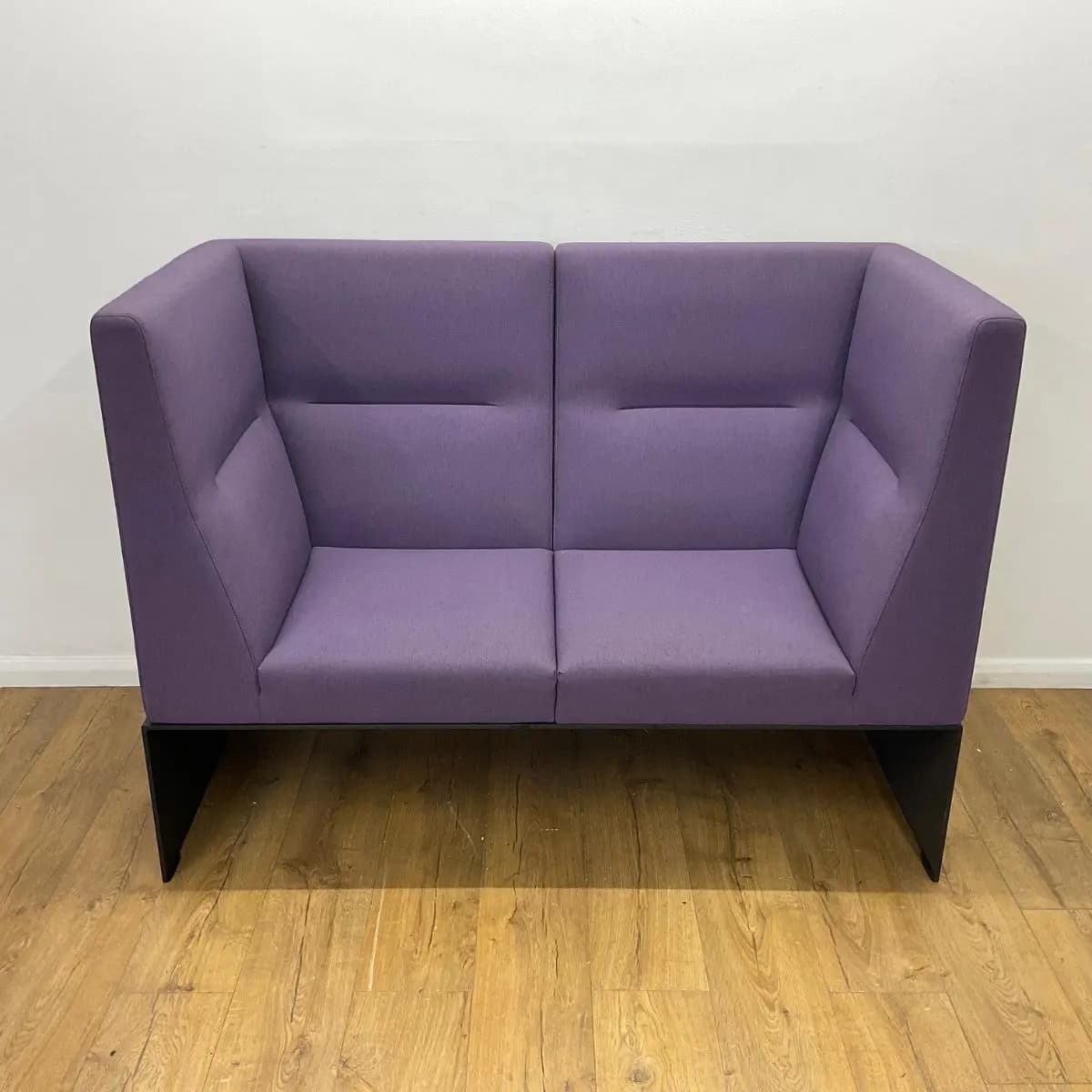 Brunner Purple Reception Sofa