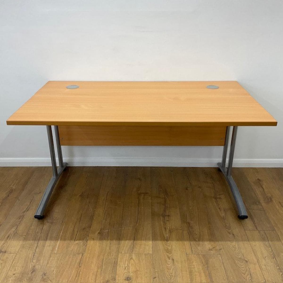 Beech 1400mm Straight Desk