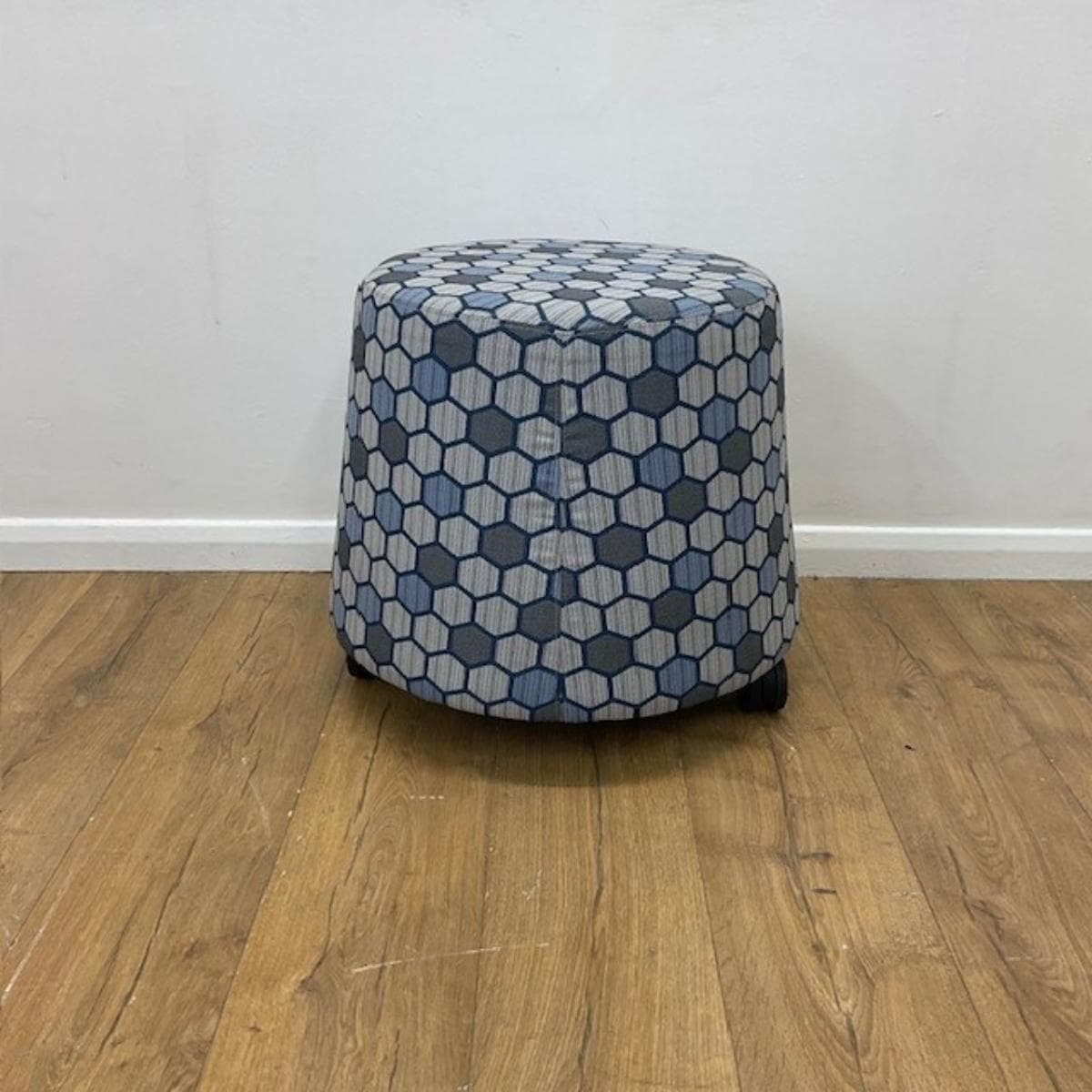 Orangebox Sully Grey Honeycomb Pouf