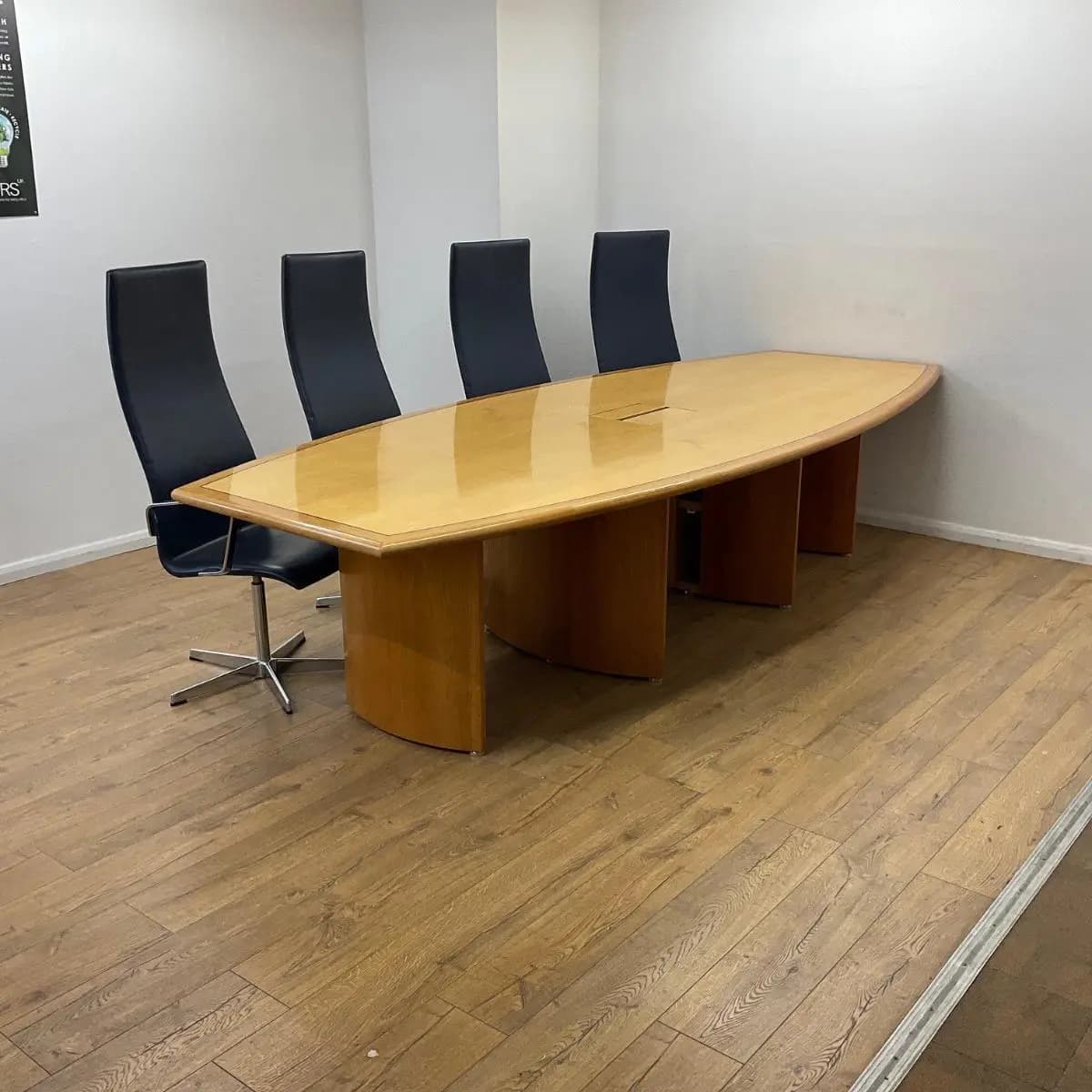 Oak 3200mm Boardroom Table