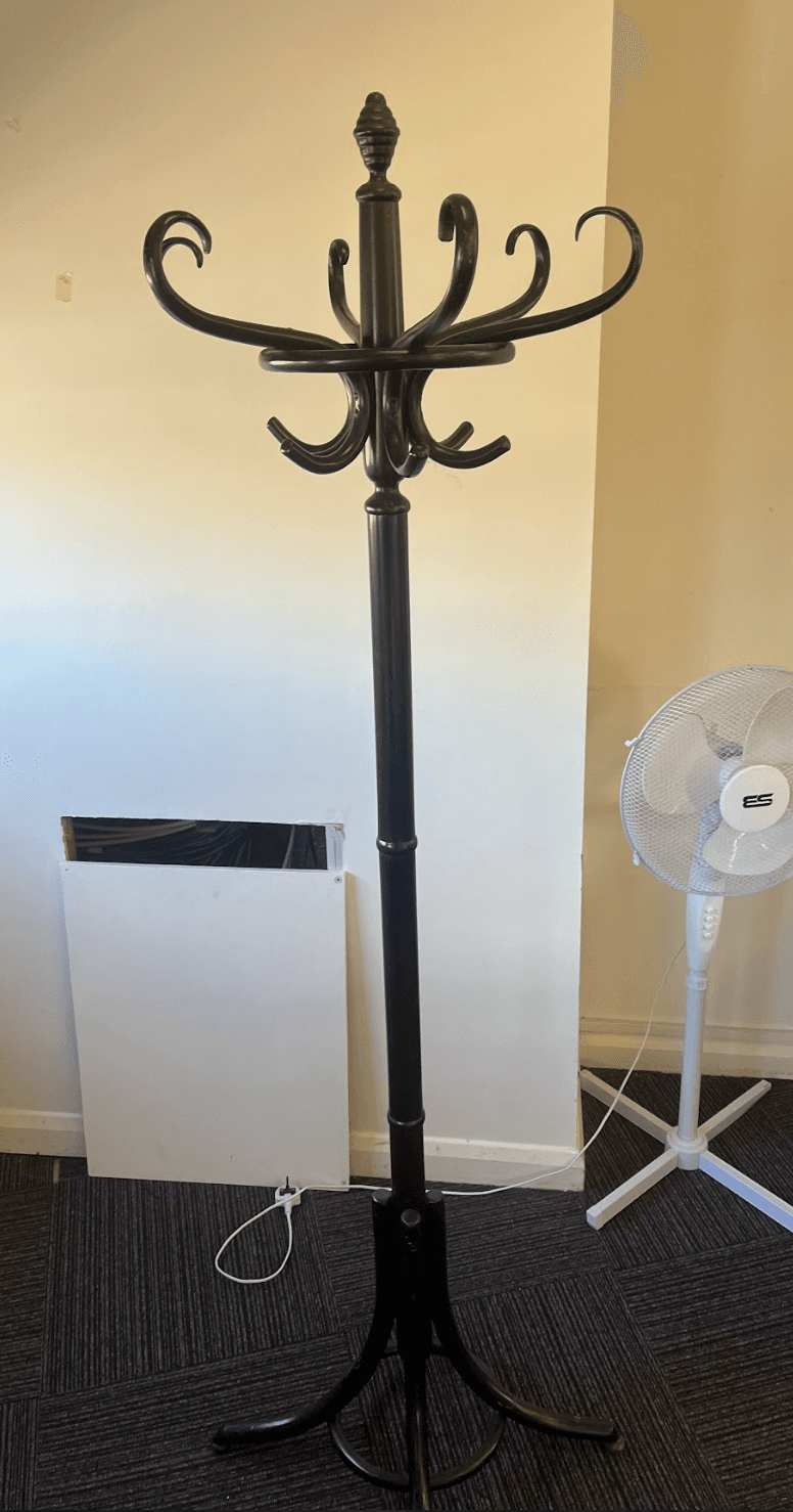 Timber coat rack