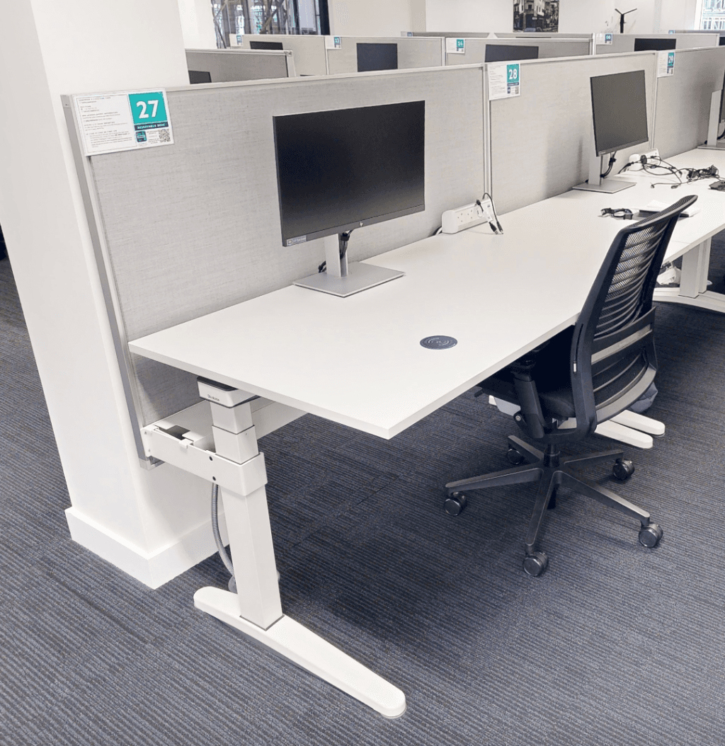 Steelcase height-adjustable desks ready for collection