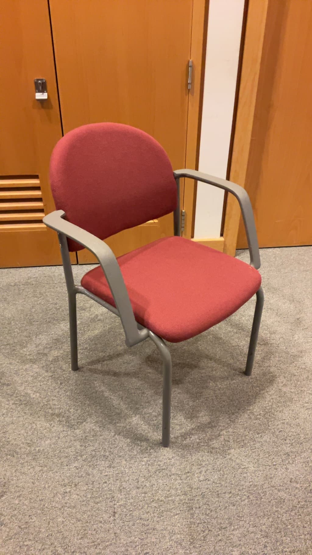 Upholstered Meeting Chair With Armrests