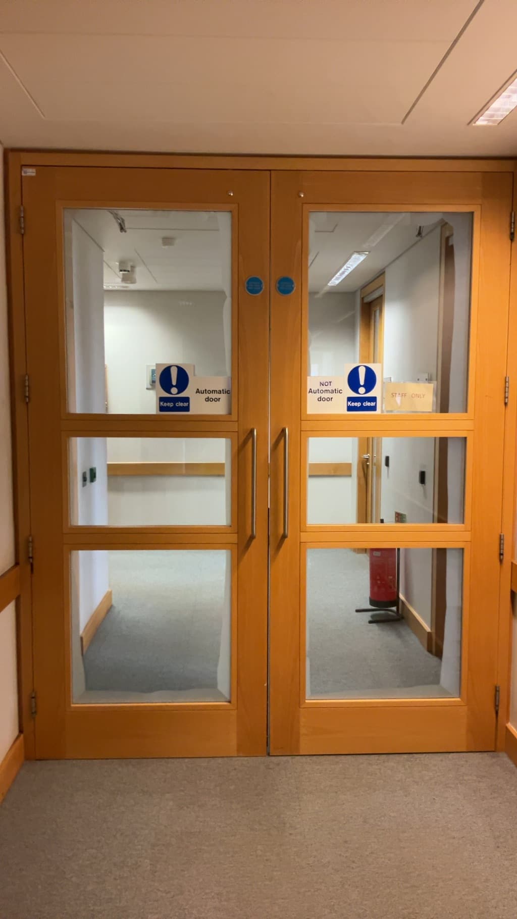 Double-leaf Glazed Timber Internal Door Set
