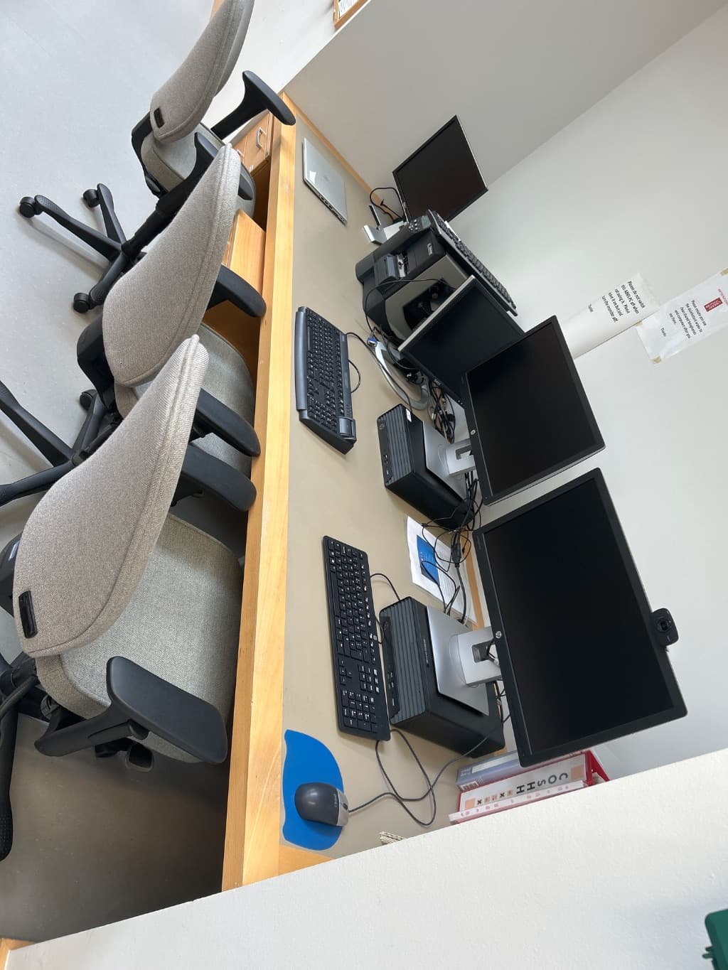 Built in office desk