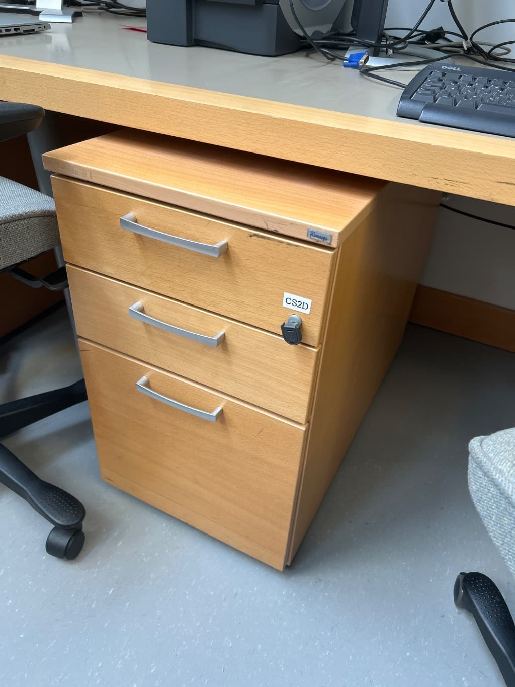 Timber Pedestal Drawer Unit