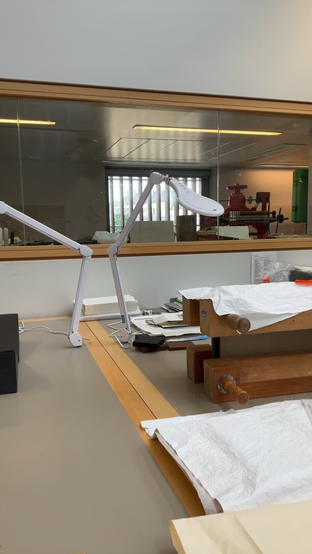 Preservation Equipment Magnifying Light