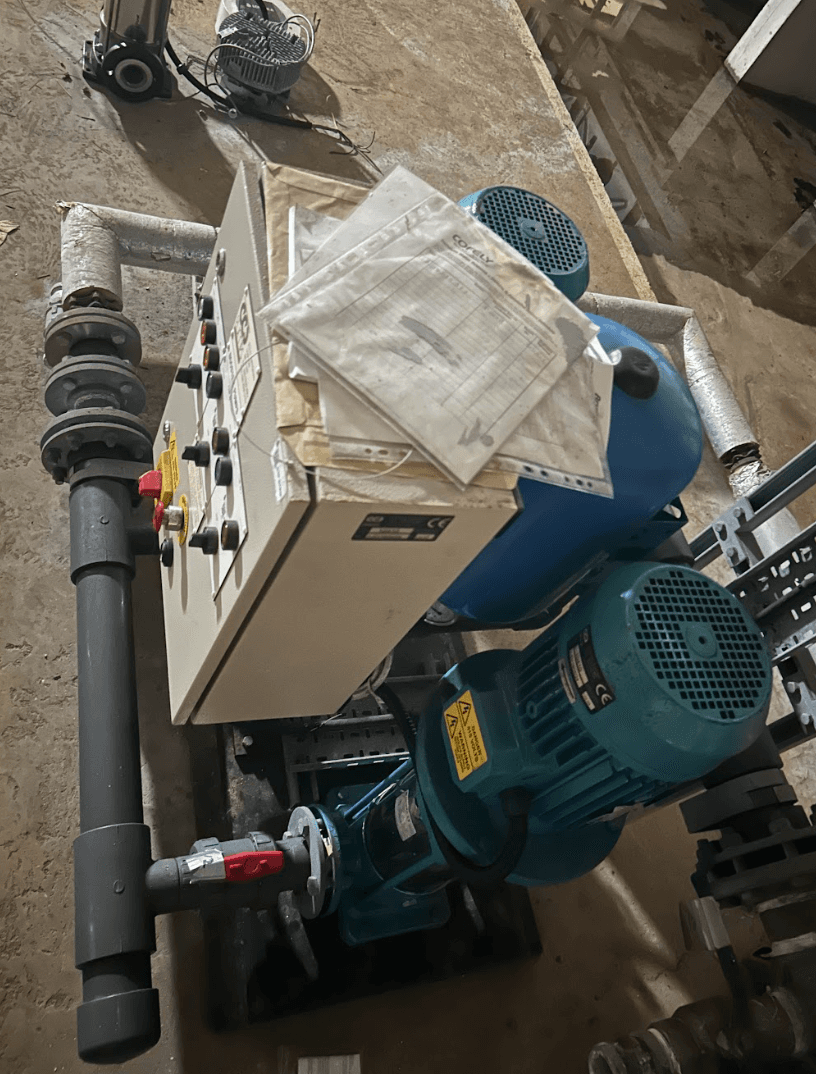Pump Set With Control Panel
