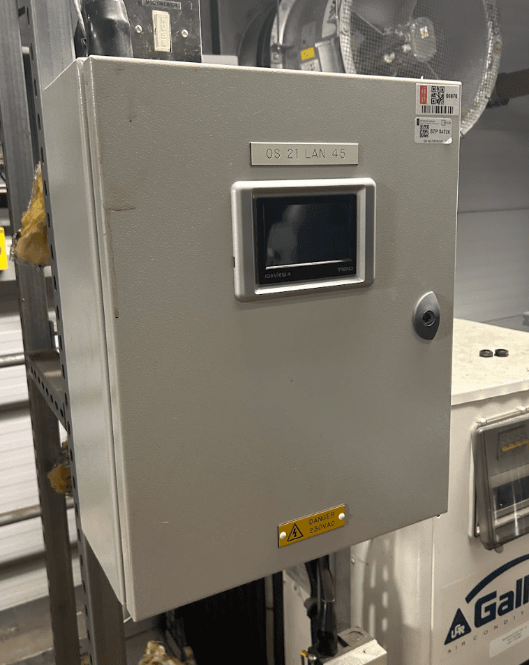 Electrical Control Panel Enclosure With Hmi Display