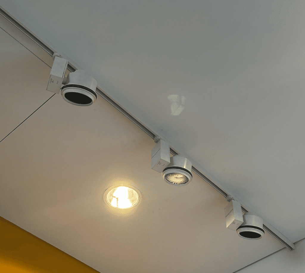 Ceiling-mounted Track Spotlight