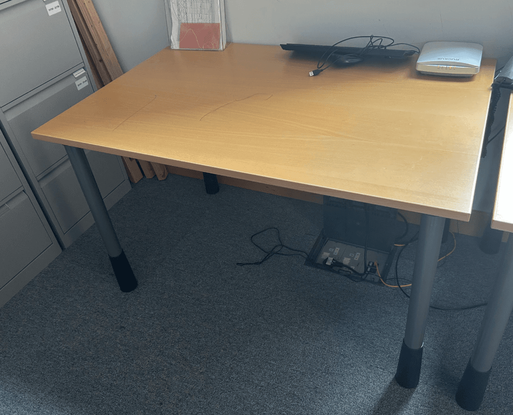 Rectangular Timber Desk Top