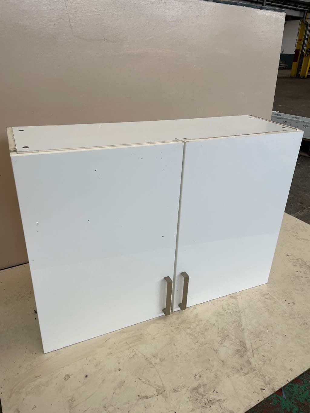 White Melamine-faced Storage Cupboard