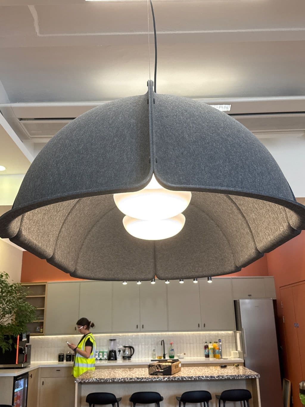 Suspended Acoustic Pendant Light Shade