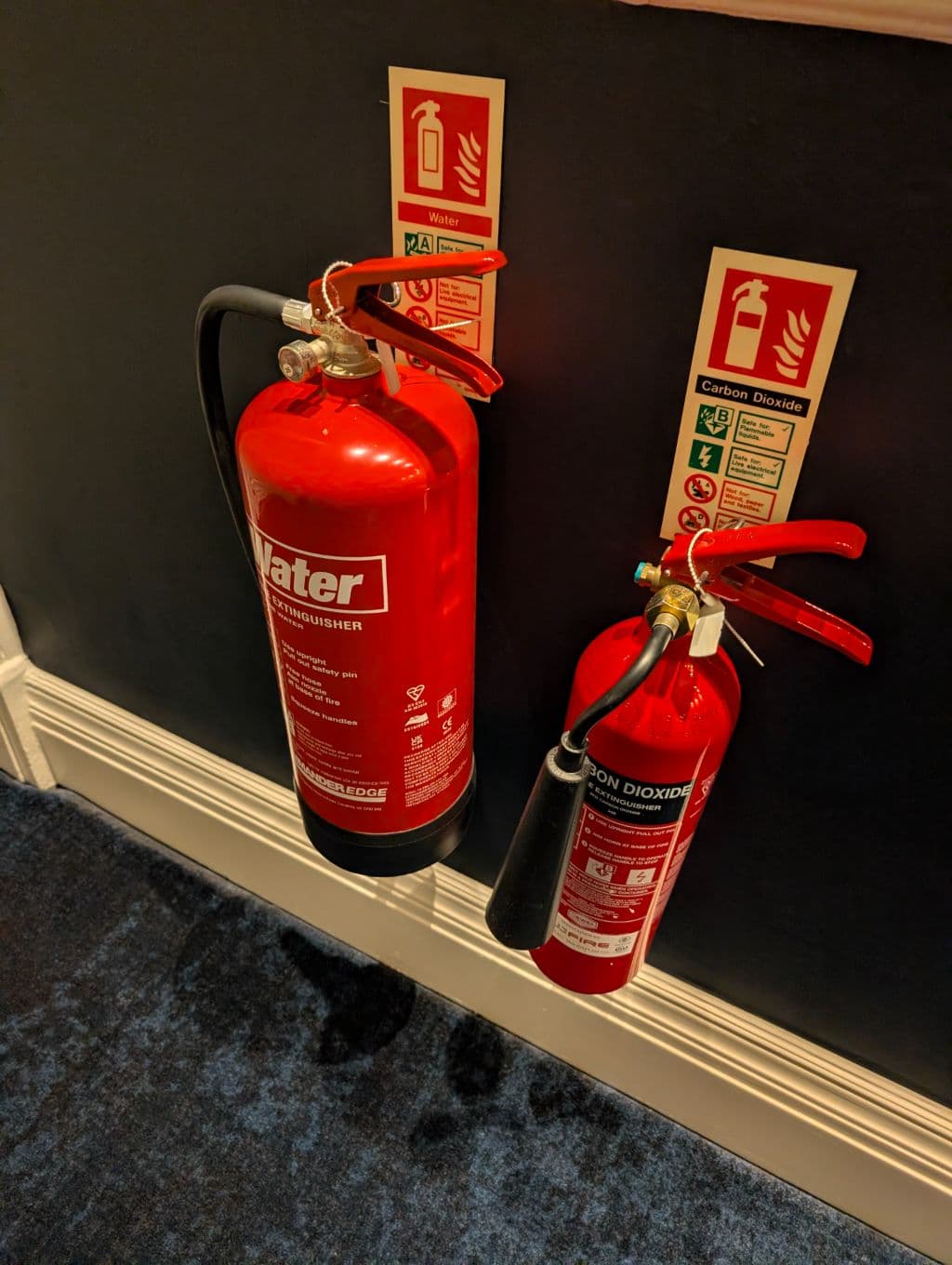 Portable Fire Extinguishers (water And Co₂)